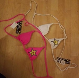 Rockstar Energy Bikini Tops NWT